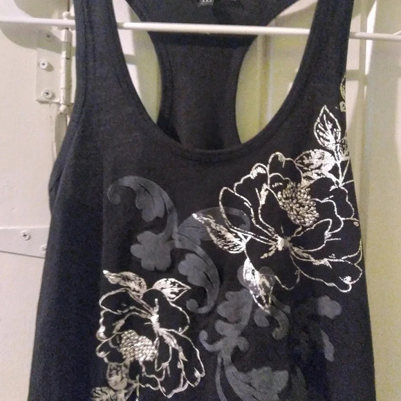 Express bling floral tank top-XXS like new - Picture 2 of 5